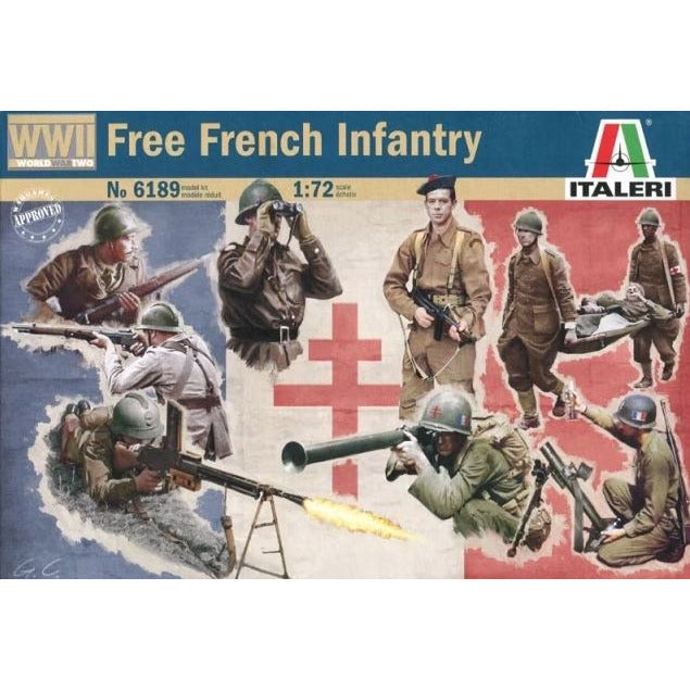 6189 Italeri 1/72 Free French Infantry WWII