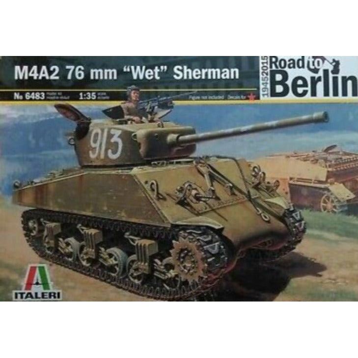 6483 Italeri 1/35 M4A2 76mm "Wet" Sherman