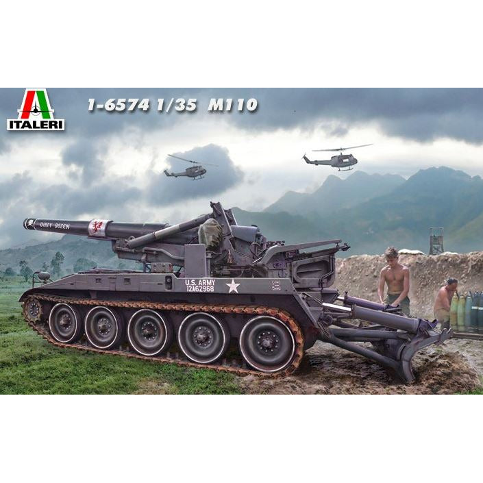 6574 Italeri 1/35 M110 Self Propelled Howitzer