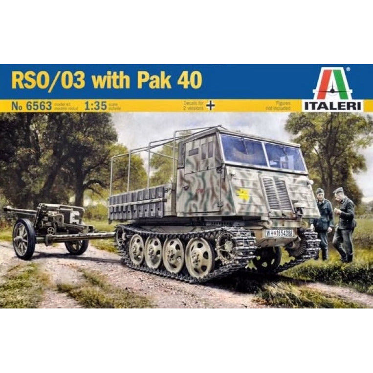 6563 Italeri 1/35 RSO/03 With Pak 40