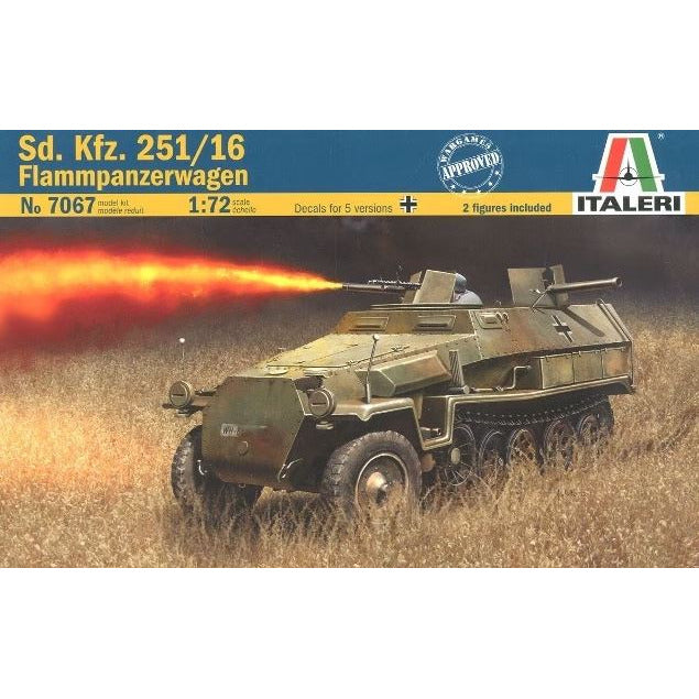 7067 Italeri 1/72 Sd. Kfz. 251/16 Flammpanzerwagen