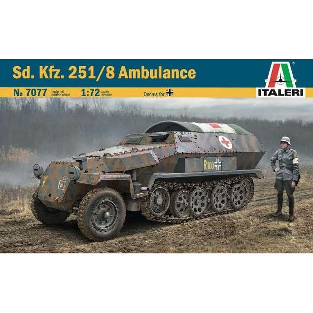 7077 Italeri 1/72 Sd.Kfz. 251/8 Ambulance