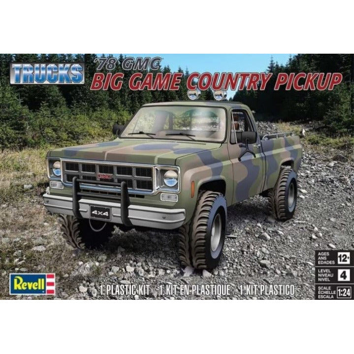 85-7226 Revell 1/24 GMC Big Game Pickup 1978