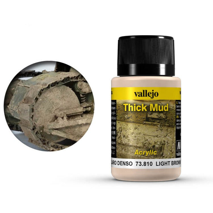 73810 Vallejo Light Brown Mud 40Ml