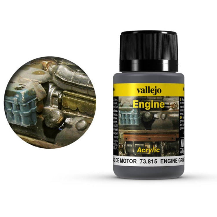 73815 Vallejo Engine Grime 40Ml