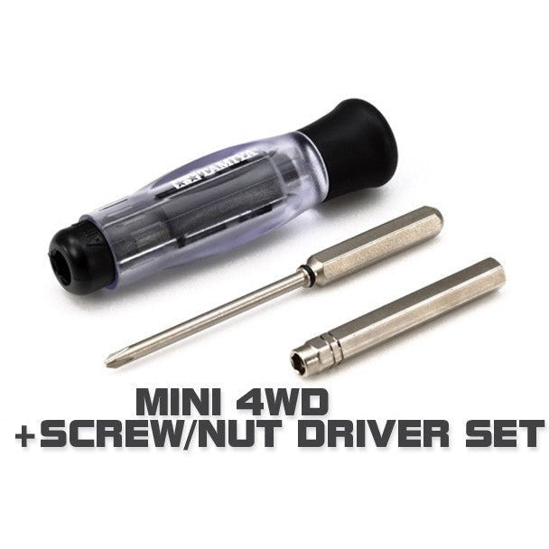 74131 Tamiya Mini 4Wd +Screw/Nut Driver Set