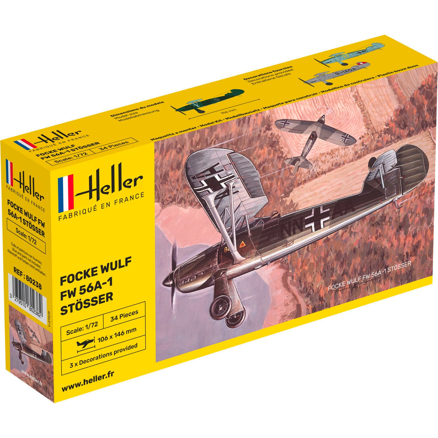 80238 Heller 1/72 Focke Wulf Stosser