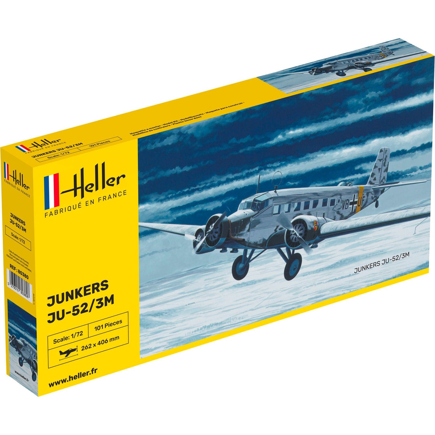 80380 Heller 1/72 Ju-52/3M