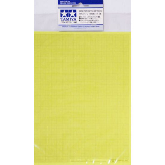 87129 Tamiya Masking Sheet 1mm Grid 28 X 8 cm (5Pcs)