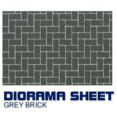 87169 Tamiya Diorama Sheet Stone Gray Brick A