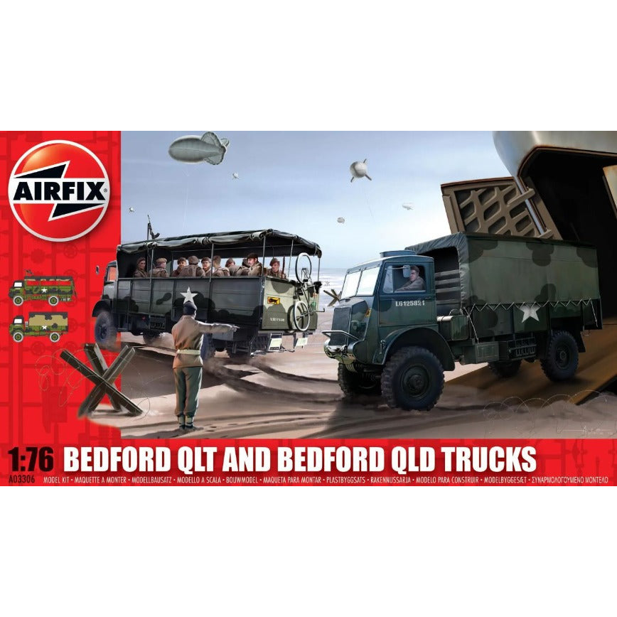 A03306 Airfix 1/76 Bedford QLT And Bedford QLD Trucks