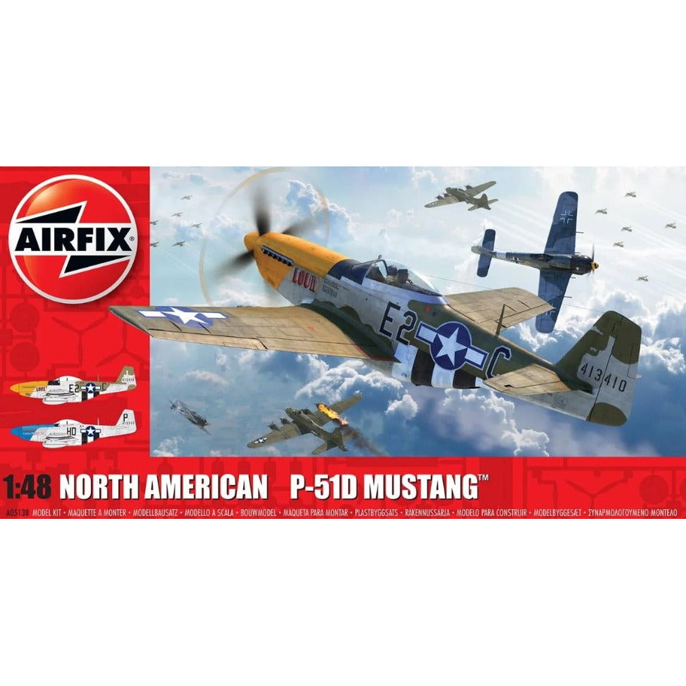A05138 Airfix 1/48 North American P51-D Mustang (Filletless Tails)
