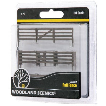 A2982 Woodland Scenics Ho Scale Rail Fence