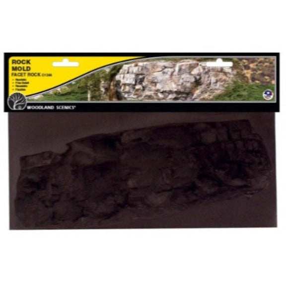 C1244 Woodland Scenics Rock Mould Facet Rock