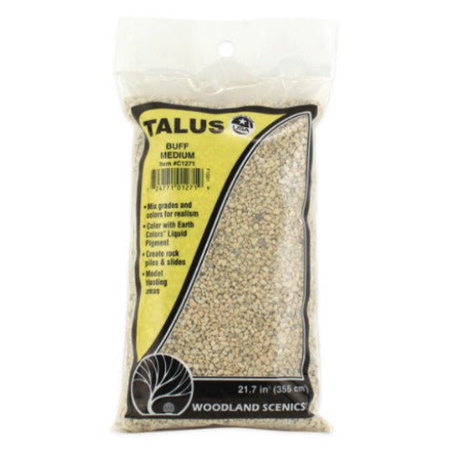 C1271 Woodland Scenics Medium Buff Talus
