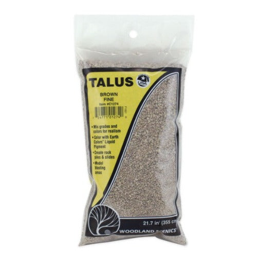 C1274 Woodland Scenics Talus Brown Fine