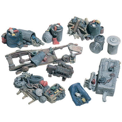 D205 Woodland Scenics Assorted Junk Piles Ho Scale