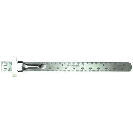55677 Excel Ruler 6" Stainless Steel