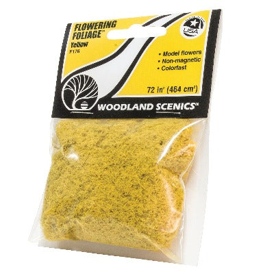 F176 Woodland Scenics Yellow Flowering Foliage