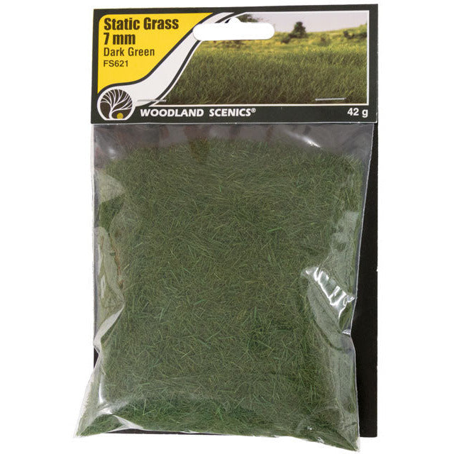 Woodland Scenics Static Grass Dark Green