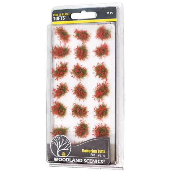 FS773 Woodland Scenics Red Flowering Tufts