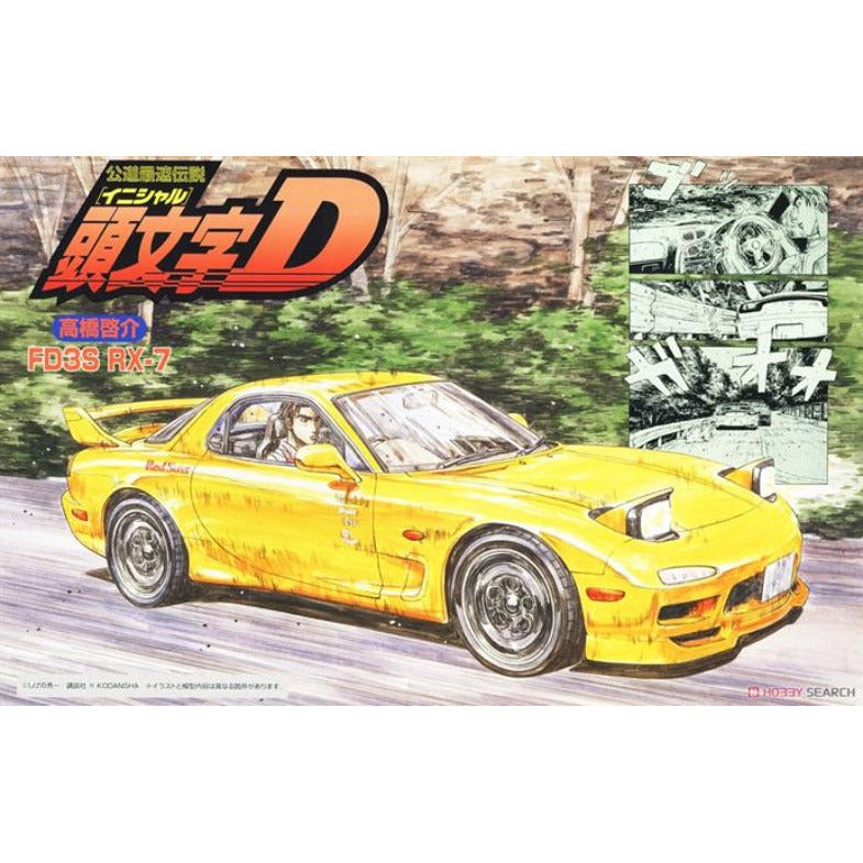 183688 Fujimi 1/24 Initial D Mazda RX-7 FD3S (Takahashi Keisuke Ver.)