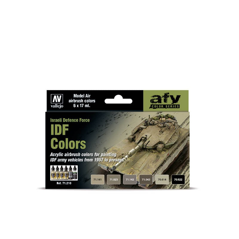 71210 Vallejo Model Air Set IDF Colours (6)