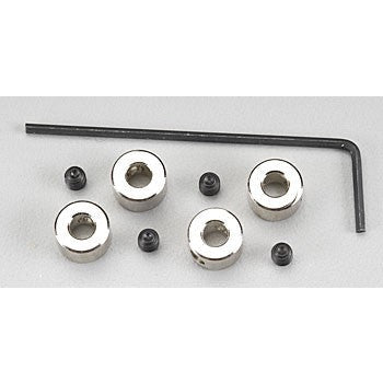 139 DU-BRO Nickel Plated Shaft / Wheel Collars 1/8 4 Pce