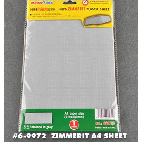 9972 Master Tools Zimmerit A4 Sheet
