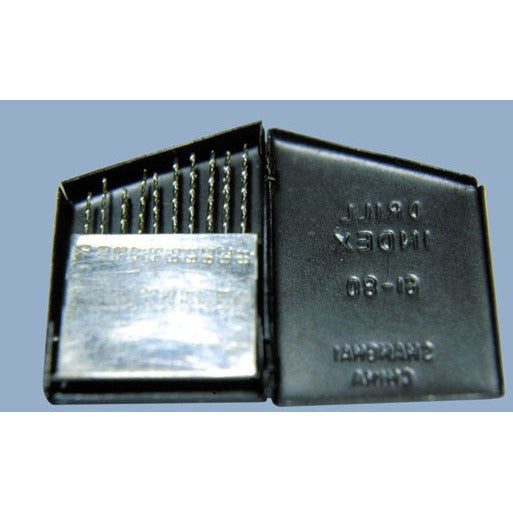 58000 Proedge Drill Index 20 Pce #61-80