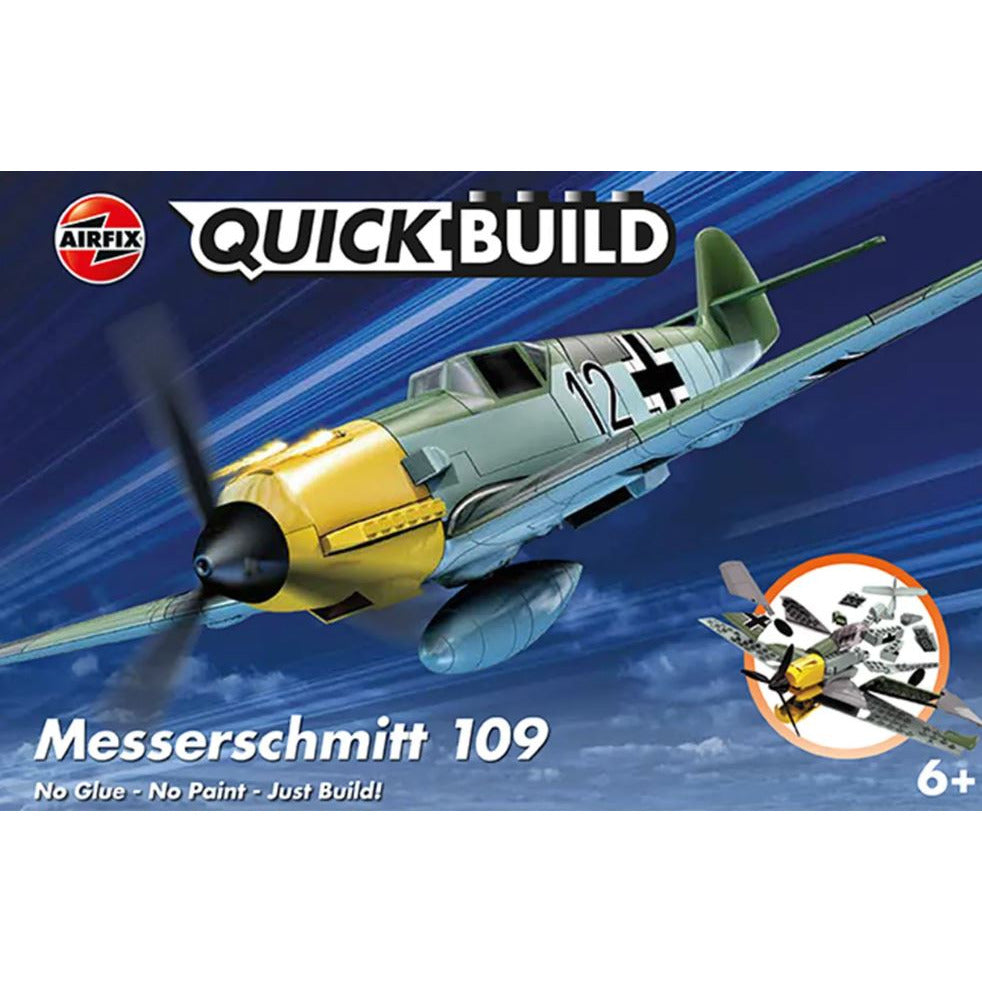 Airfix Quickbuild Me109e Messerschmitt J6001 Injection Models Now 5211