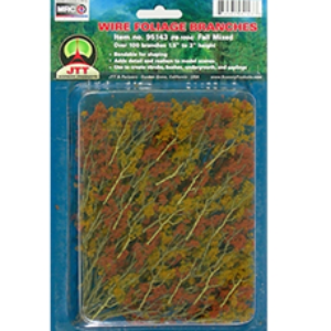 95521 JTT 38-75mm Autumn Branches Mixed Fall (60)