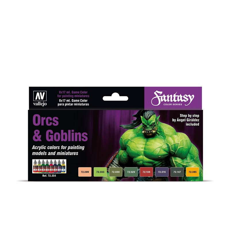 72304 Vallejo Orcs & Goblins Set (Angel Girdaldez)