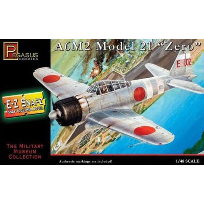 8409 Pegasus Hobbies 1/48 Mitsubishi A6M2 Zeke (Zero)