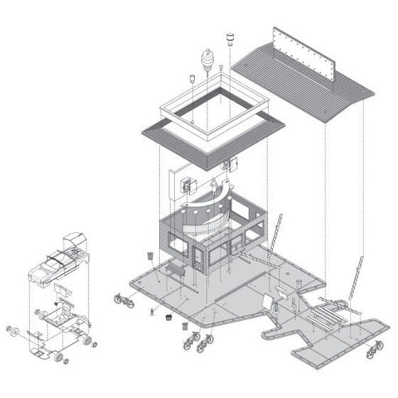 PF5188 Woodland Scenics Ho Scale D's Diner Kitset