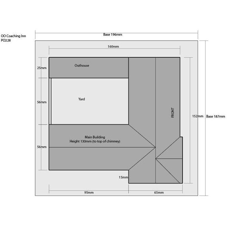 PO228 Metcalfe OO Scale Coaching Inn Kit