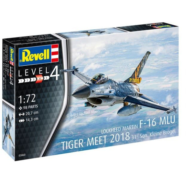 03860 Revell Tiger Meet 2018 Lockheed Martin F-16 MLU 31st Sqn. Kleine Brogel