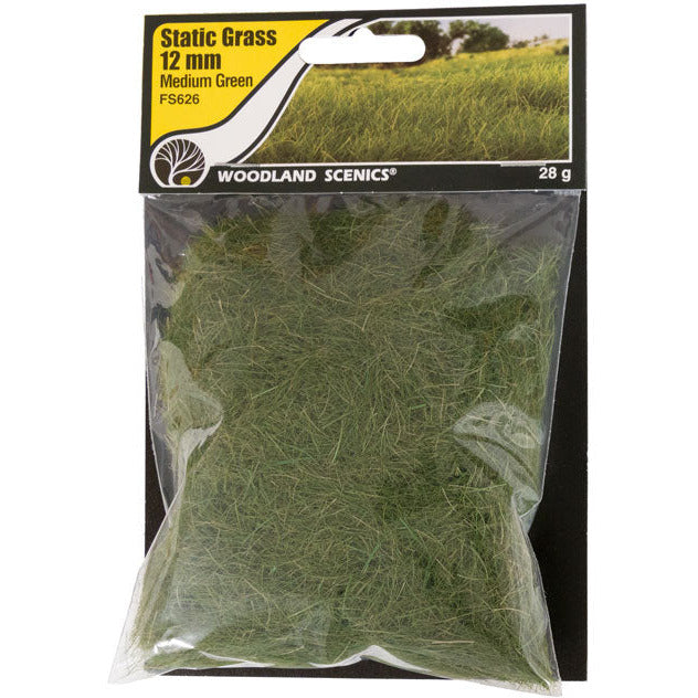 Woodland Scenics Static Grass Medium Green