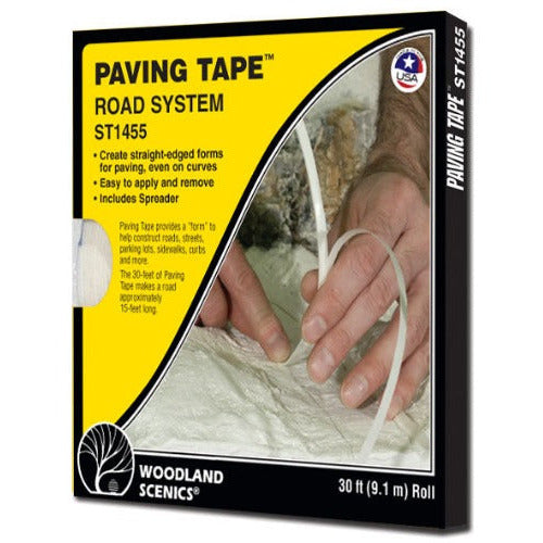 ST1455 Woodlands Scenics Road System Paving Tape