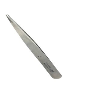 T12003 Vallejo Extra Fine Straight Stainless Steel Tweezers (120mm)