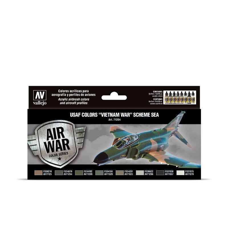 71204 Vallejo Model Air Set USAF Vietnam War (8)
