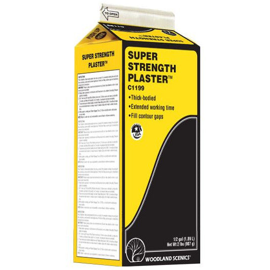 C1199 Woodland Scenics Super Strength Plaster 1/2 Gal