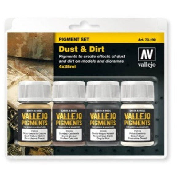 73190 Vallejo Pigments Set Dust & Dirt