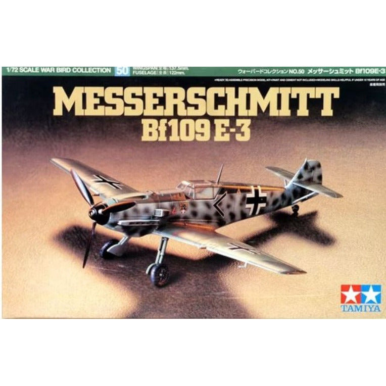 60750 Tamiya 1/72 Bf109-E3 Messerschmitt