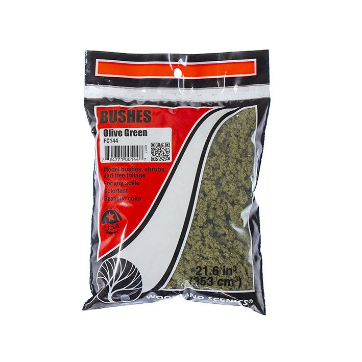 FC144 Woodland Scenics Olive Green Bushes
