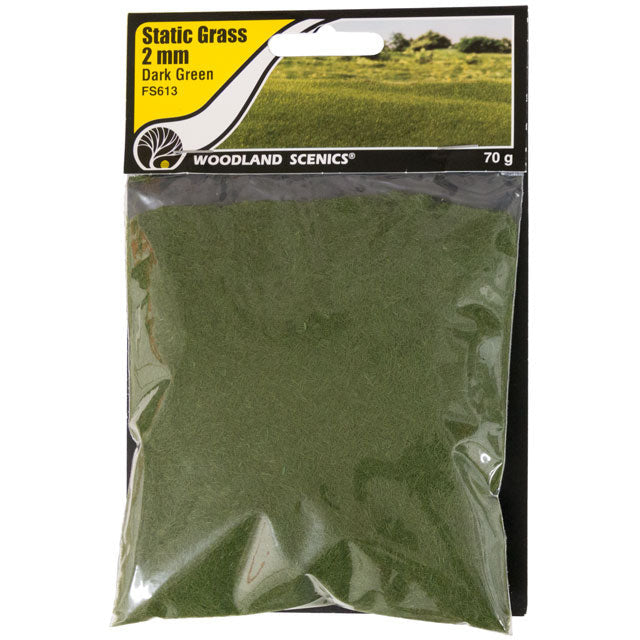 Woodland Scenics Static Grass Dark Green