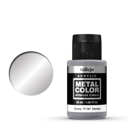 77707 Vallejo Metal Colour 707 32ml Chrome