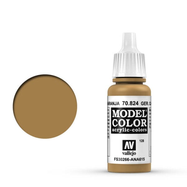 128 Vallejo German Camouflage Ochre Orange 17ml