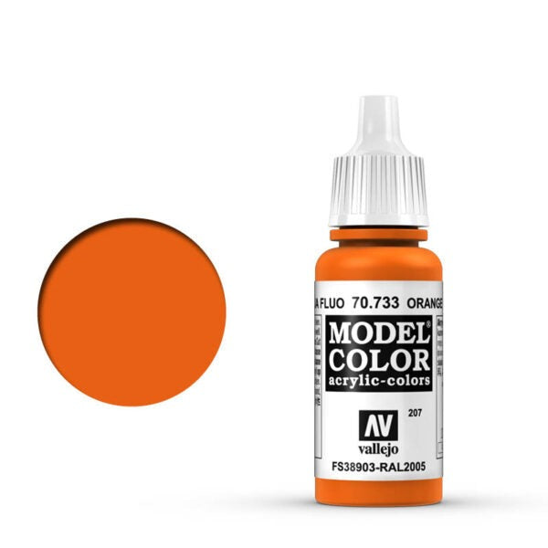 207 Vallejo Orange Fluorescent 17ml
