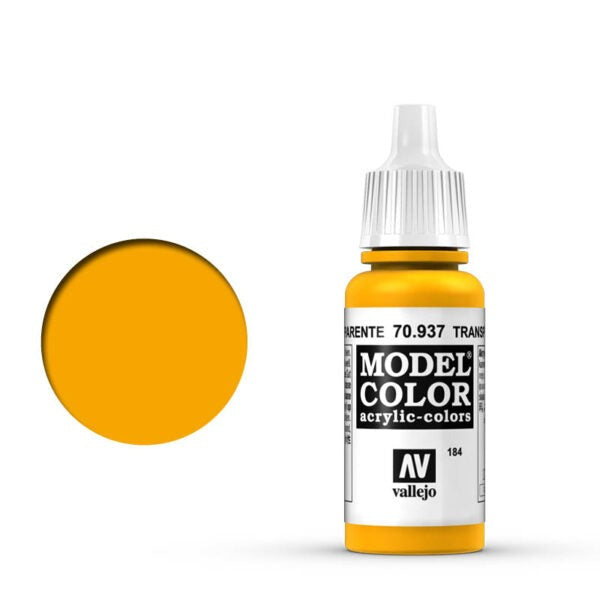 184 Vallejo Transparent Yellow 17ml